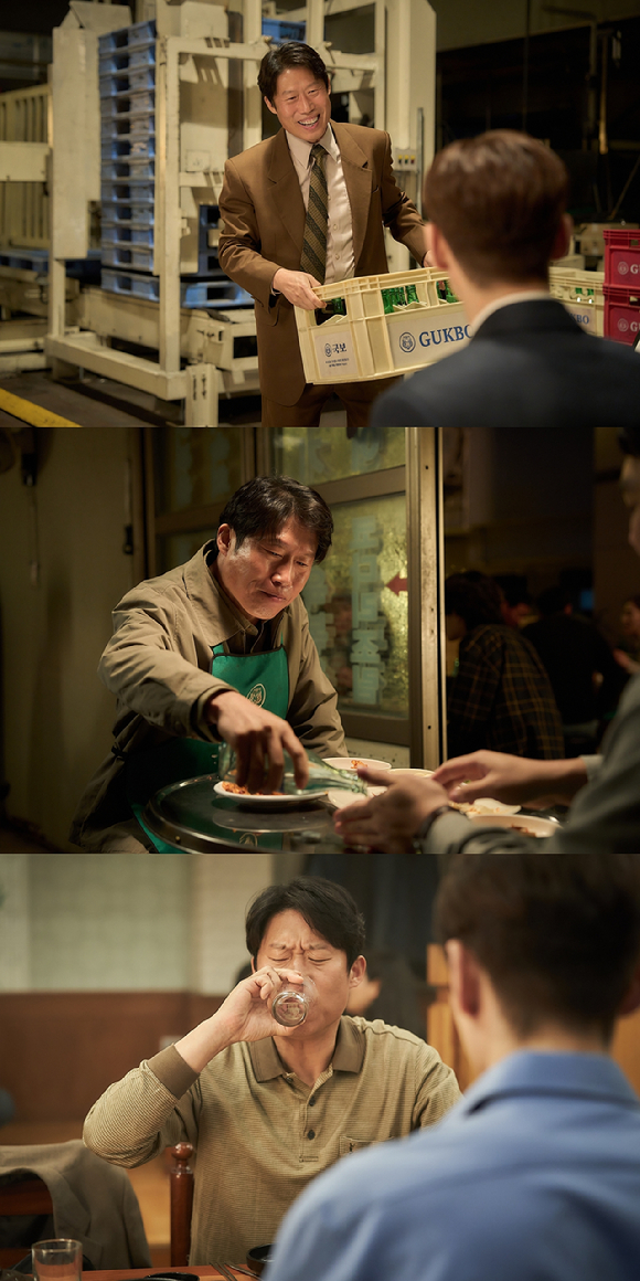 배우 유해진이 영화 '소주전쟁'에서 열연하고 있다. [사진=쇼박스]