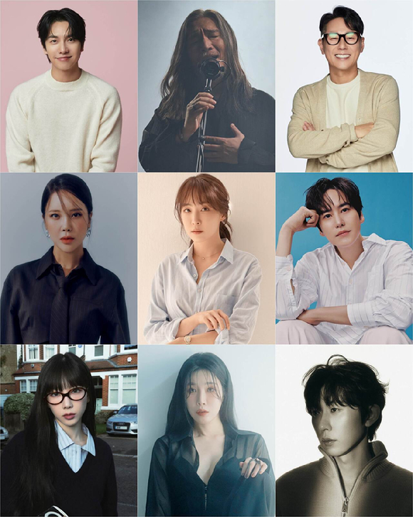 이승기, 임재범, 윤종신, 백지영, 김이나, 규현, 태연, 이해리, 코드 쿤스트 [사진=각 소속사]