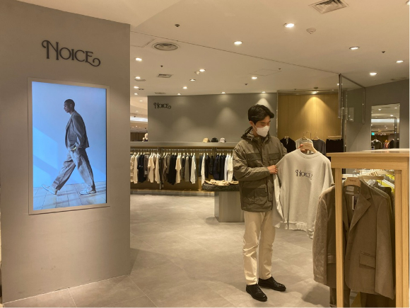 노이스 매장 전경. [사진=롯데백화점]