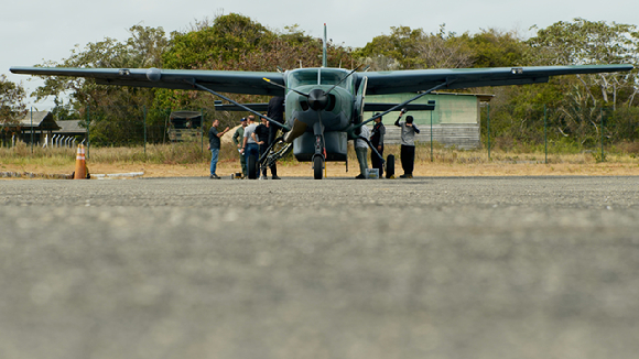 이노스페이스는 브라질 알칸타라 우주센터에서 지난 18~19일(브라질 시간) 이틀간 수행된 ‘한빛-나노’ 발사 리허설(WDR)을 성공적으로 마무리했다. 다음달 17일 우주로 발사한다. [사진=이노스페이스]