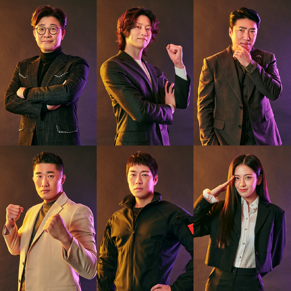'강철부대2' MC 김성주, 김희철, 장동민, 아이브 안유진, 최영재, 김동현.(좌측 상단부터 시계방향) [사진=채널A, SKY채널]