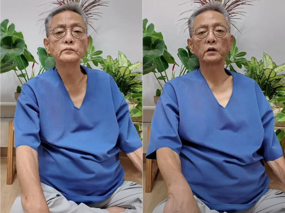 故 전경철 작가의 생애 마지막 영상. [사진=출판사 이야기장수 SNS]