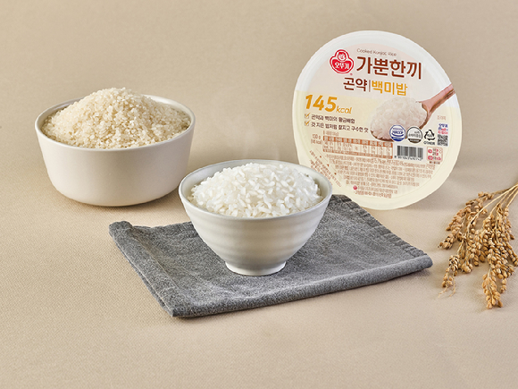 오뚜기 가뿐한끼 곤약백미밥 연출컷. [사진=오뚜기]