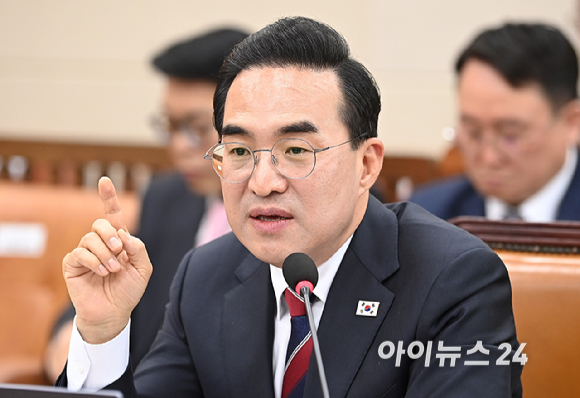 박홍근 기획예산처 장관 후보자가 23일 국회 재정경제기획위원회에서 열린 인사청문회에서 질의에 답변하고 있다. [사진=곽영래 기자]