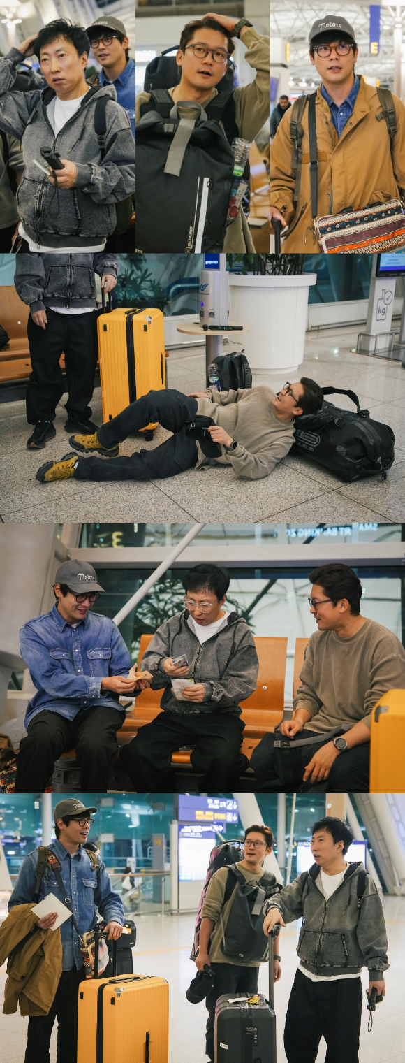 박명수와 김대호, 최다니엘이 '위대한 가이드2' 촬영을 위해 르완다로 출국했다. [사진=MBC에브리원]