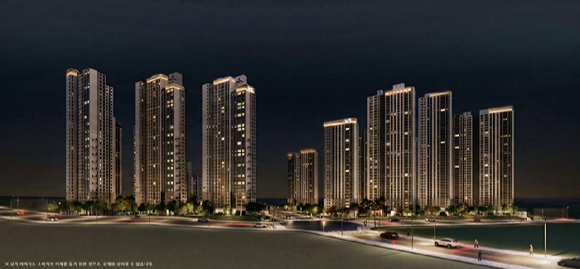 도안자이 센텀리체 투시도 [사진=GS건설]