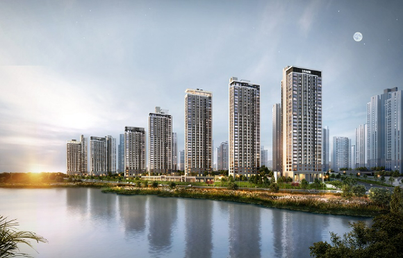 '천안 아이파크 시티 5&middot;6단지' 투시도 [사진=HDC현대산업개발]