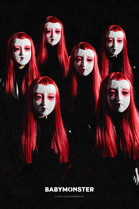 베이비몬스터, 정체불명의 가면 등장⋯기묘한 비주얼에 궁금증