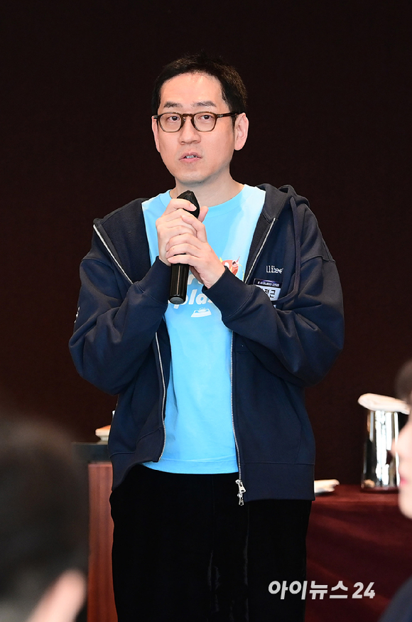 [포토] 'K-AI 이노베이터' 조찬모임 참석한 임정근 BHSN 대표