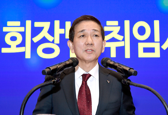 2일 취임한 황성엽 제7대 금융투자협회장 [사진=금융투자협회]