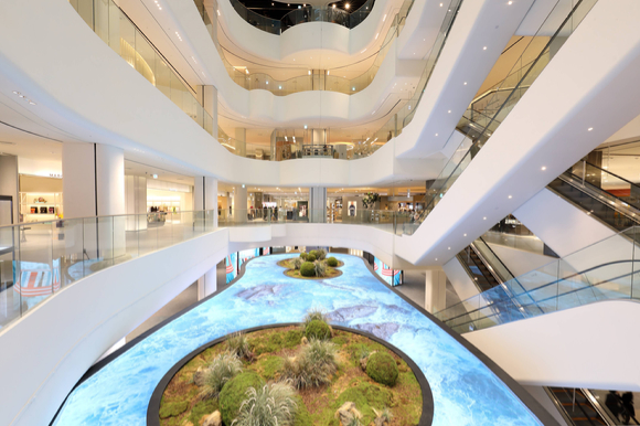 롯데백화점 동탄점 내부 모습. [사진=롯데백화점]