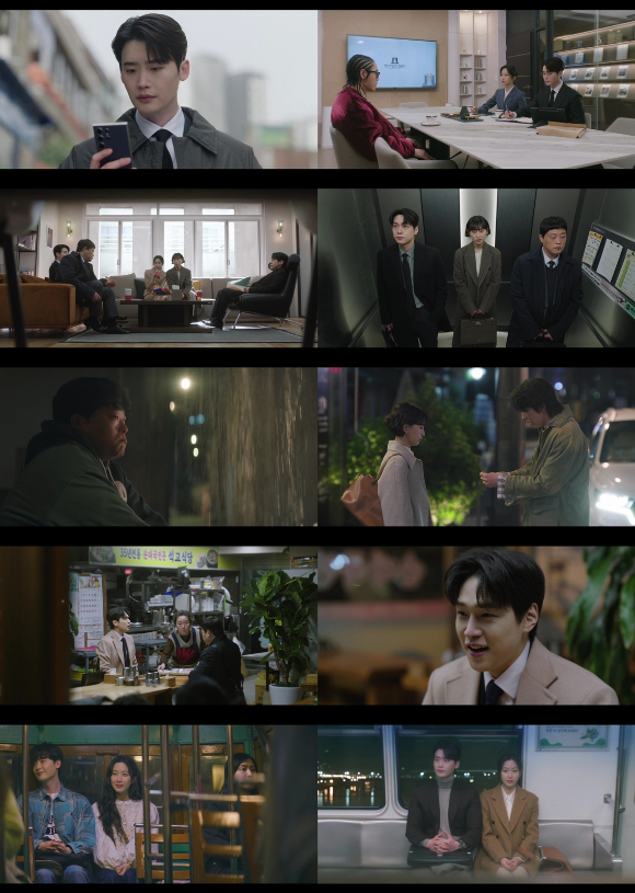 '서초동' 이종석과 문가영이 찰떡 호흡을 발휘하며 첫 협업을 승소로 이끌었다.[사진=tvN 방송화면 캡처]