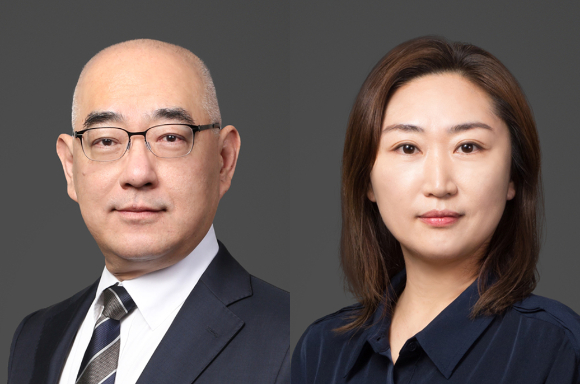 이승목 미국 변호사(왼쪽)&middot;임슬기 영국 변호사 [사진=법무법인(유한) 태평양]