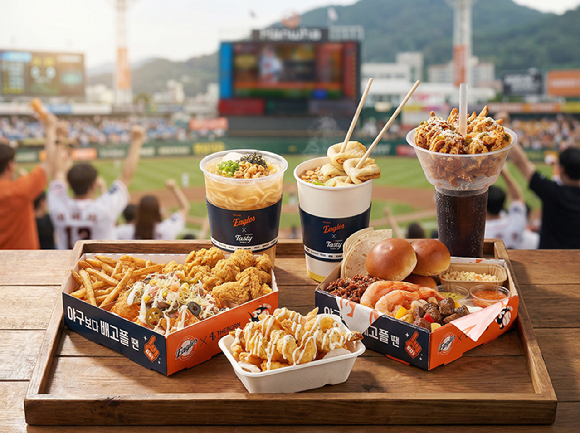 더본코리아 야구장 전용 메뉴. [사진=더본코리아]