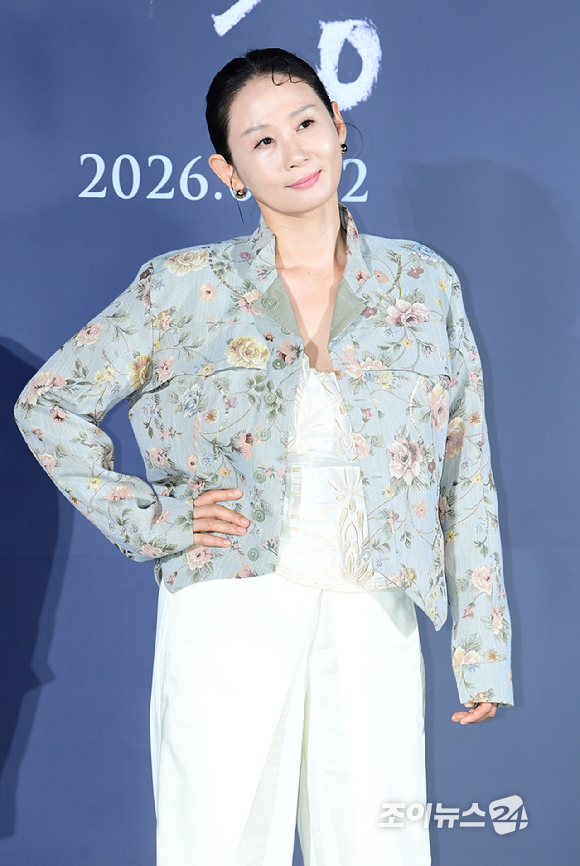배우 김선영이 5일 오전 서울 CGV용산아이파크몰에서 열린 영화 '비광'(감독 이지원) 제작보고회에 참석하고 있다. [사진=정소희 기자]