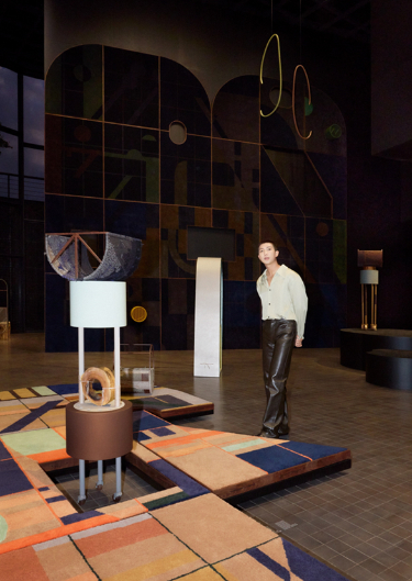 강서경 작가의 개인전 '강서경: 버들 북 꾀꼬리 Suki Seokyeong Kang: Willow Drum Oriole'가 7일 리움미술관에서 오픈했다. [사진=보테가 베네타]