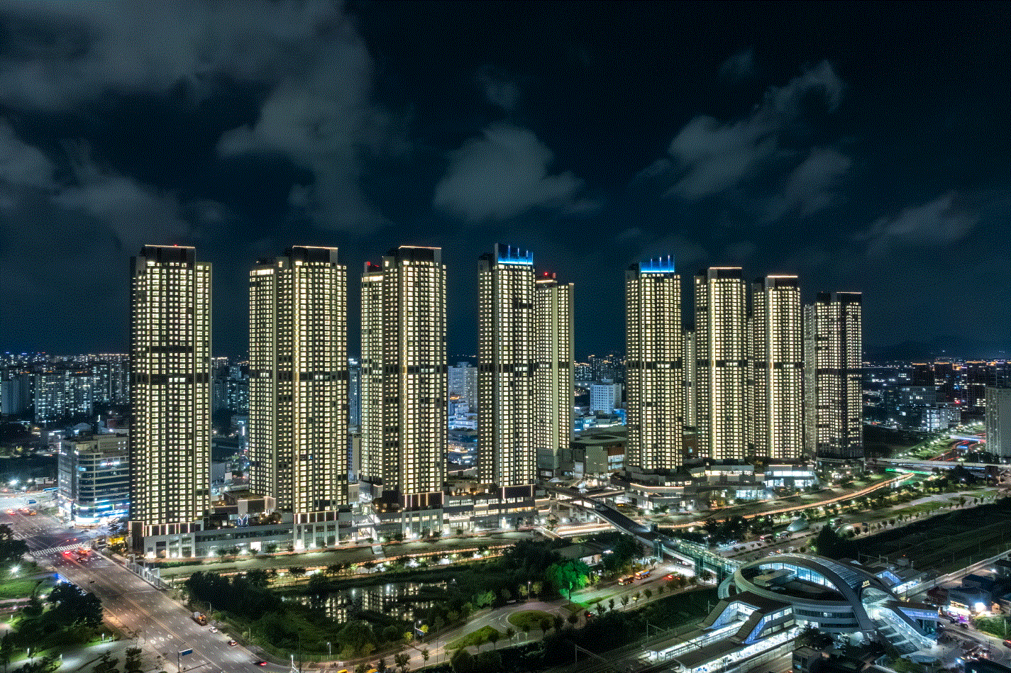 힐스테이트 더 운정 전경 [사진=현대건설]