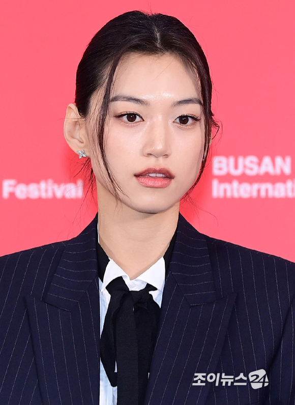배우 김도연이 9일 부산 해운대구 영화의전당에서 열린 제31회 부산국제영화제 '도라' 기자회견에 참석하고 있다. [사진=정소희 기자]
