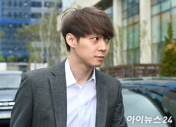 그룹 동방신기 출신 배우 박유천 씨. [사진=정소희 기자]