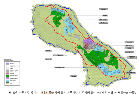 선미테마아일랜드 관광단지 토지이용계획안 [사진=인천시]