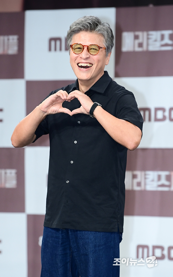 배우 권해효가 31일 오전 서울 마포구 상암동 MBC에서 열린 MBC 새 금토드라마 '메리 킬즈 피플' 제작발표회에 참석하고 있다. [사진=정소희 기자]