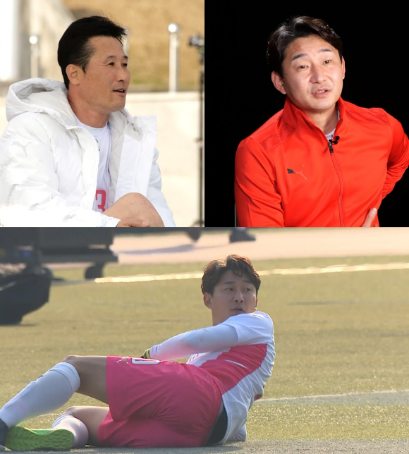 '군대스리가'에서 이천수가 입축구 루머를 해명한다.  [사진=tvN]