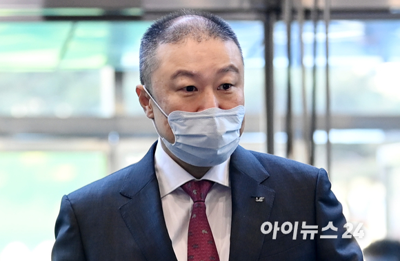 구자은 LS그룹 회장이 2일 오후 서울 강남구 코엑스 열린 2023 경제계 신년인사회에 참석하고 있다. [사진=김성진 기자]