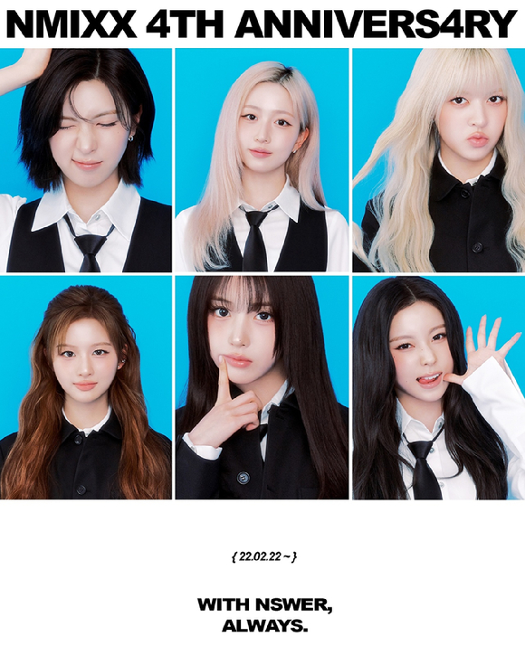 NMIXX 데뷔 4주년 축전 포스터 이미지 [사진=JYP엔터테인먼트]