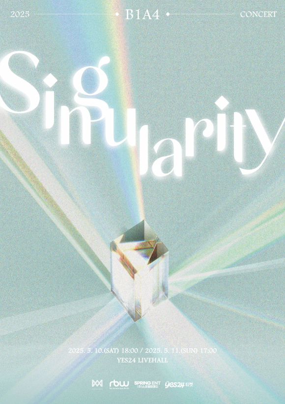 B1A4 CONCERT 'Singularity' 포스터. [사진=알비더블유, WM엔터테인먼트]