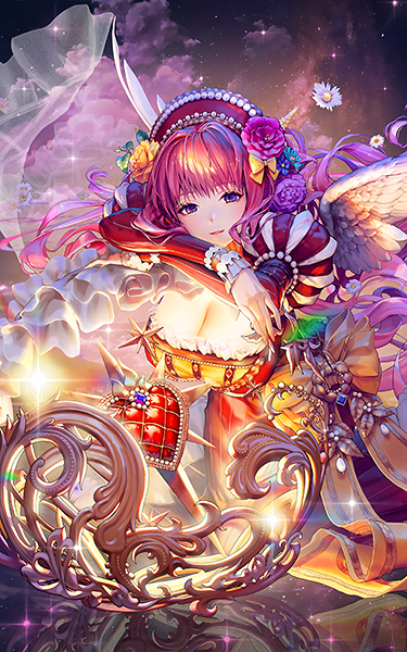 '밤하늘. 그리고 사랑에 빠진 소녀가 미소 짓고 있었다'. [사진=시프트업]