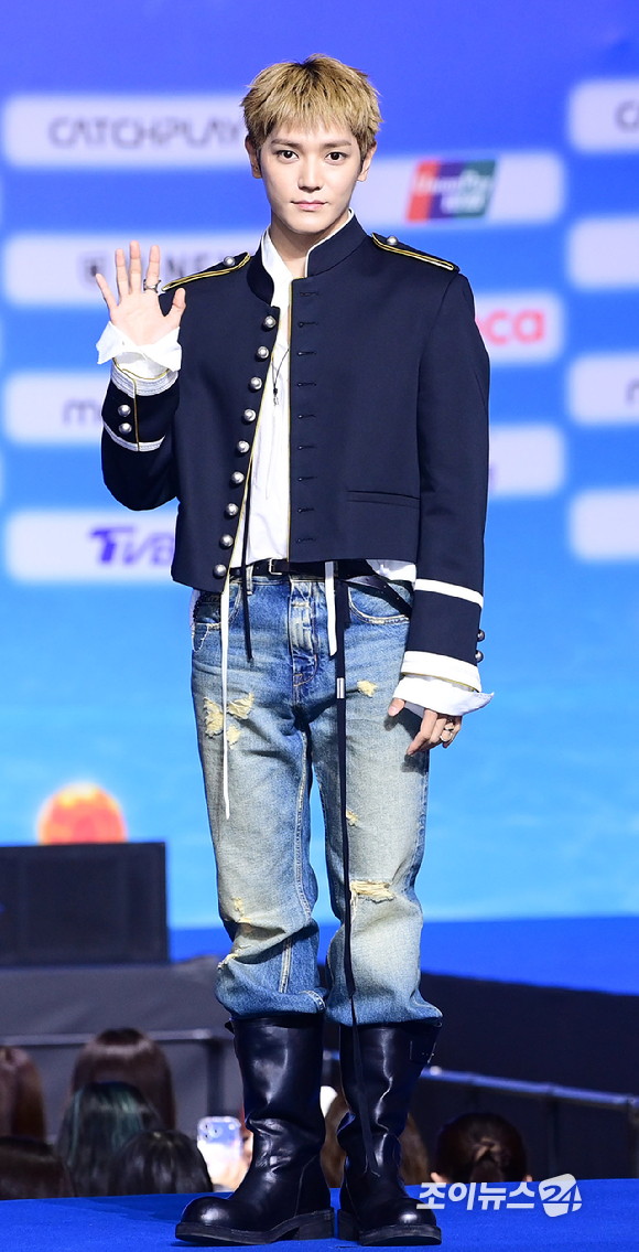 그룹 NCT 태용이 9일 오후 경기도 일산 킨텍스에서 열린 2026 SBS 가요대전 Summer 블루카펫 행사에 참석하고 있다. [사진=정소희 기자]