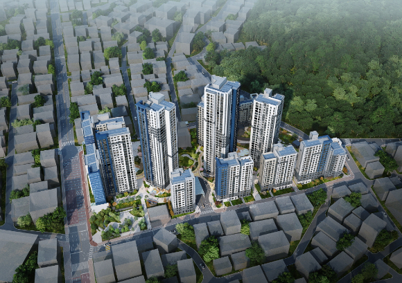 시흥4동 817번지 일대 모아타운 내 모아주택 사업 조감도. [사진=금천구]