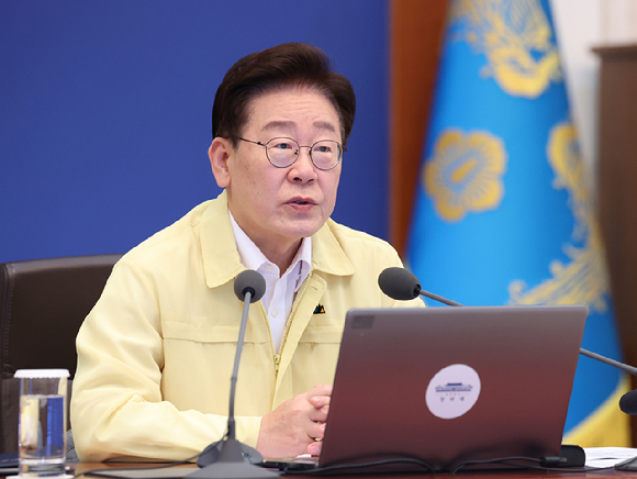 이재명 대통령이 20일 청와대에서 열린 수석보좌관회의에서 발언하고 있다. 2026.8.20 [사진=연합뉴스]