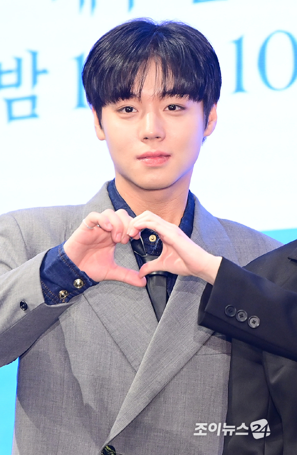 배우 박지훈이 28일 오후 서울 구로구 더 세인트에서 열린 KBS2 새 월화드라마 '환상연가' 제작발표회에 참석하고 있다. [사진=정소희 기자]