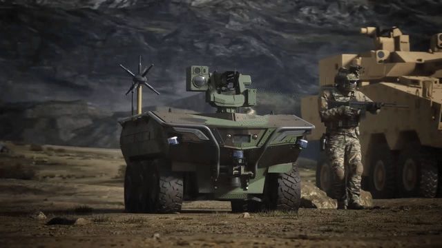 한화에어로스페이스 폭발물탐지로봇. [사진=한화에어로스페이스]