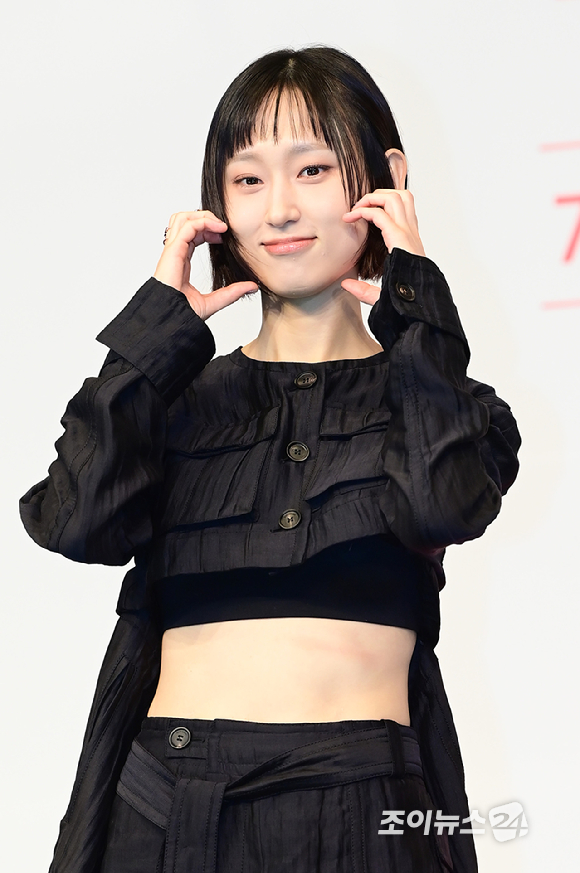 배우 류혜영과 1일 오후 서울 영등포구 더링크서울 트리뷰트포트폴리오 호텔에서 열린 tvN 새 토일드라마 '서초동' 제작발표회에 참석하고 있다. [사진=정소희 기자]