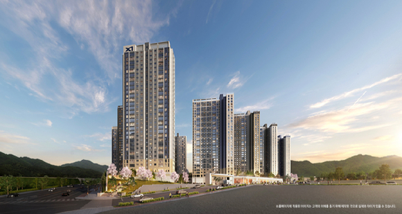 북오산자이 리버블시티 투시도. [사진=GS건설]