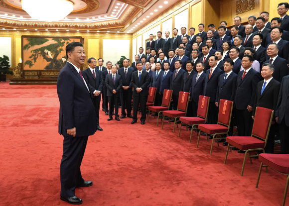 시진핑 중국 국가 주석(왼쪽) [사진=중국공산당]
