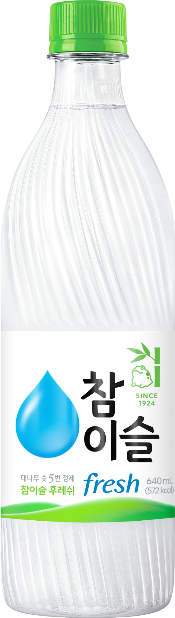 패키지 리뉴얼한 참이슬 후레쉬 640ml 제품. [사진=하이트진로]