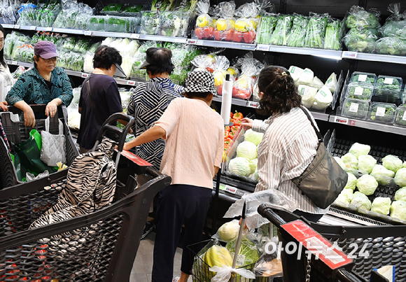 임시 휴업에 들어갔던 홈플러스가 재개장한 13일 오전 서울 홈플러스 강서점에서 시민들이 물건을 구매하고 있다. [사진=곽영래 기자]