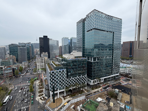 공평 15&middot;16지구 사업 현장 전경 [사진=현대엔지니어링]