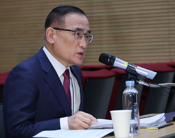 위성락 국가안보실장이 16일 용산 대통령실에서 캄보디아 한국인 대상 범죄 관련 브리핑을 하고 있다. 2025.10.16 [사진=연합뉴스]