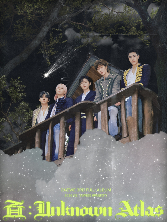 ONEWE 정규 3집 '面 : Unknown Atlas'(면 : 언노운 아틀라스) 포스터 [사진=알비더블유(RBW)]