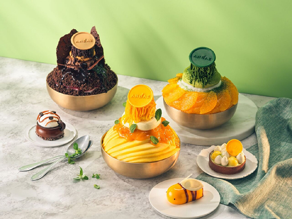 안다즈 강남 시그니처 빙수 3종. [사진=안다즈 빙수]
