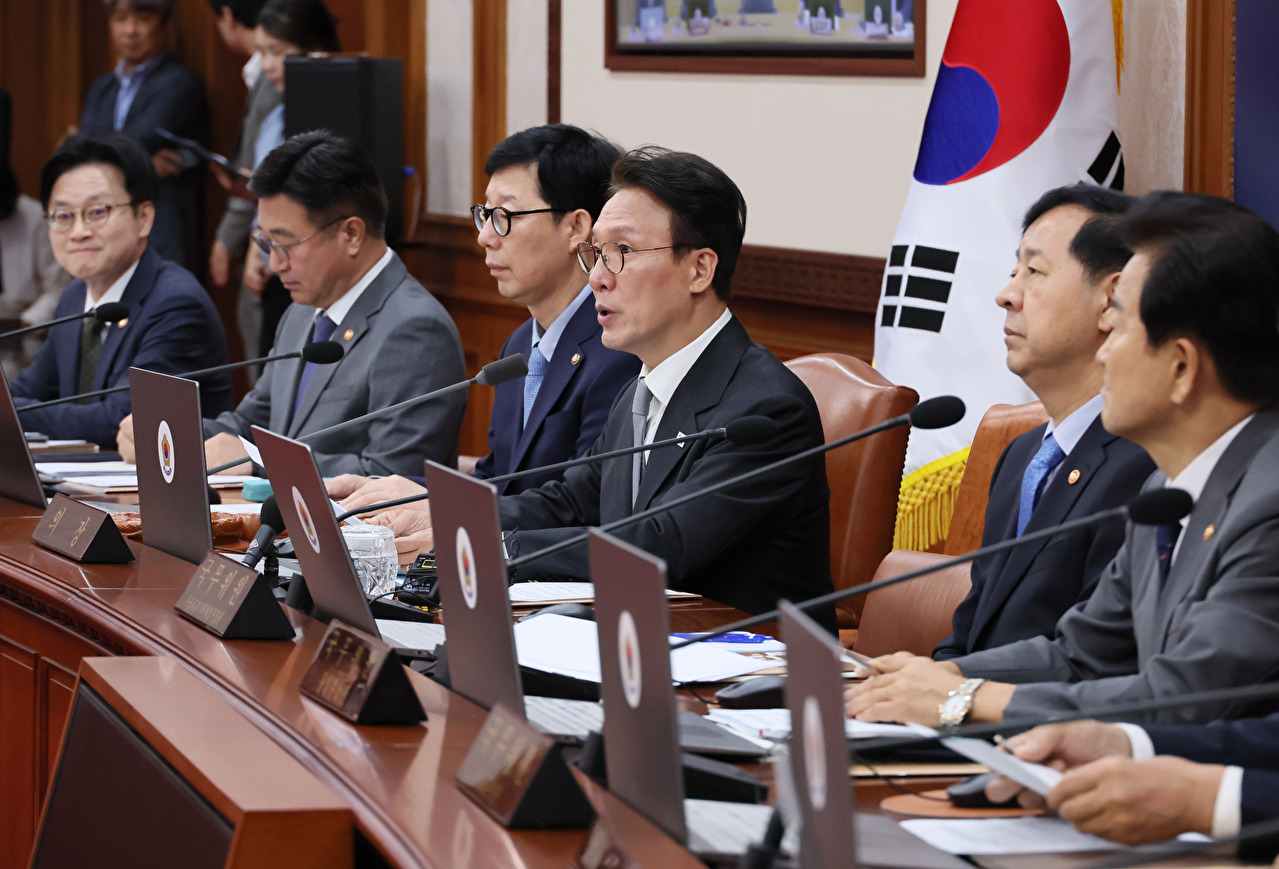 김민석 국무총리가 23일 서울 종로구 정부서울청사에서 열린 국무회의에서 발언하고 있다. 2025.9.23 [사진=연합뉴스]