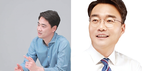 치열한 경합끝에 국민의힘 공천을 따낸 기초단체장 후보들. 왼쪽부터 최재훈 달성군수 후보, 윤석준 동구청장 후보.[사진=각 예비후보사무실]