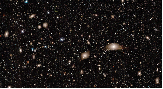 나선은하 NGC2442. KS4의 높은 해상도 덕분에 비대칭적으로 휘어진 나선팔 구조와 성간 기체 암흑대 분포의 모습을 확인할 수 있다. [사진=장서원/정만근(서울대]