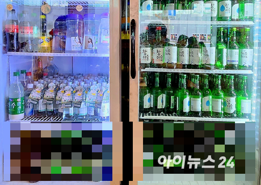 서울 을지로 한 유명 호프집에서는 특정 맥주 브랜드만을 판매하고 있다. [사진=김태헌 기자]