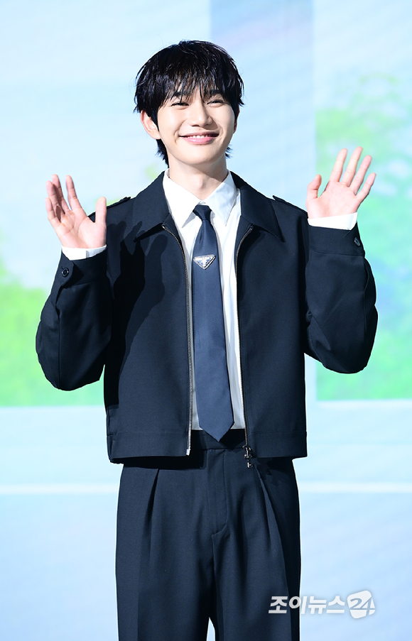 배우 공명-신은수-차우민-윤상현이 25일 오전 서울 마포구 호텔 나루에서 열린 넷플릭스 영화 '고백의 역사'(감독 남궁선) 제작보고회에 참석하고 있다. [사진=정소희 기자]