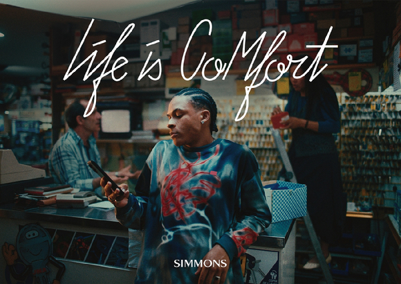 'LIFE IS COMFORT' 런칭 영상. [사진=시몬스]